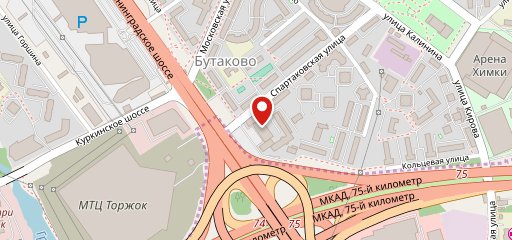 Сбарро на карте
