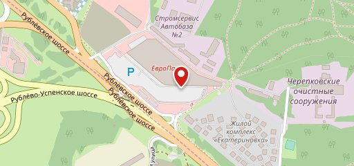 Сбарро на карте