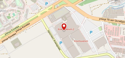 Сбарро на карте