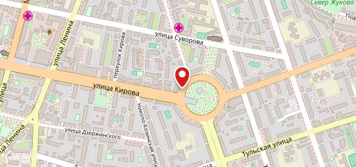 Чайка на карте
