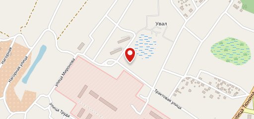 Увал на карте