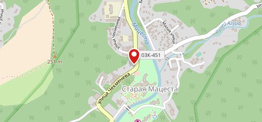 семь звезд на карте