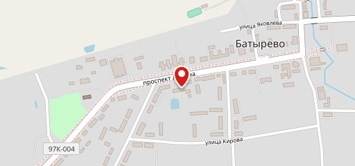 Семейное кафе на карте