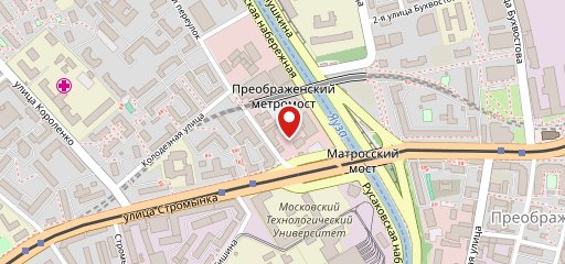 Семейный ресторан Fun Fam Преображенская площадь на карте