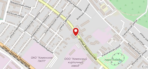 Семейное кафе на карте