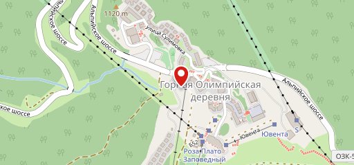 Варежка на карте