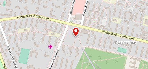 Семейный спортбар Марафон на карте