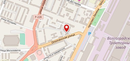 Столовая на карте