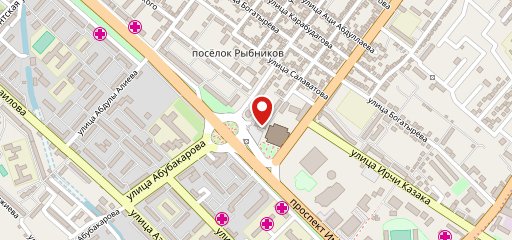 Центр на карте