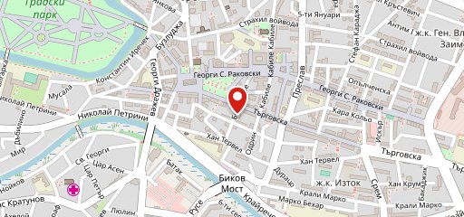 Централ на карте