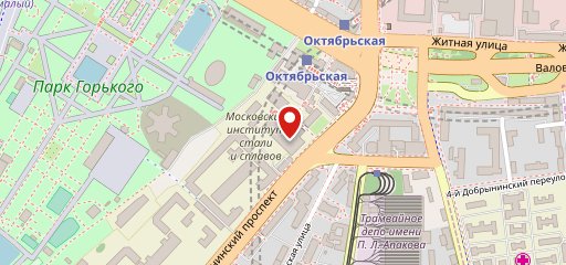 Центральная столовая на карте