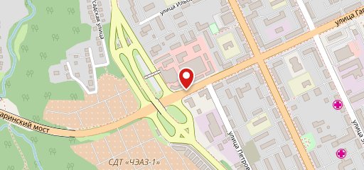 Центральный на карте