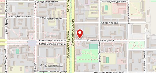 Центральный на карте