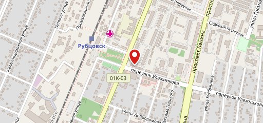 Центральный на карте
