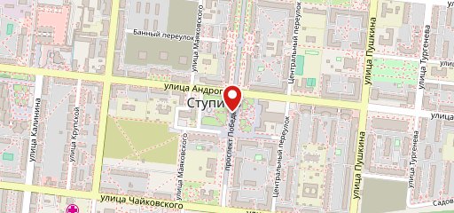 Центральный на карте