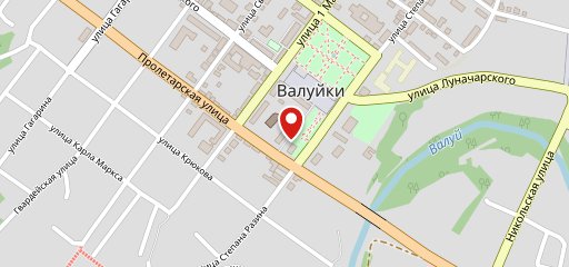 Центральный на карте