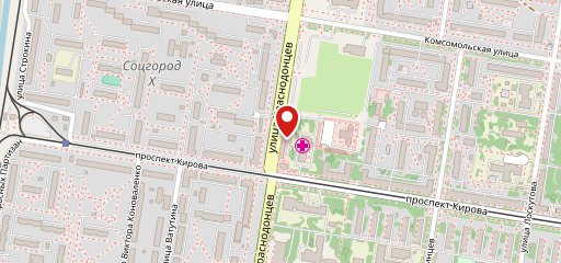 Сербский бургер на карте