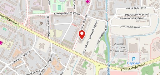 Service bar на карте