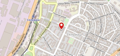Сержантово на карте