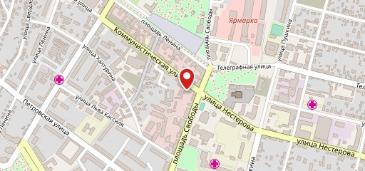 Сеть баров Жигули на карте