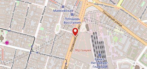сеть евро-столовых на карте
