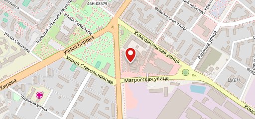 Сеть фреш-баров на карте