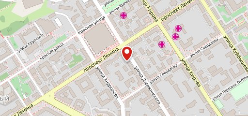Сеть городских баров PTZ на карте