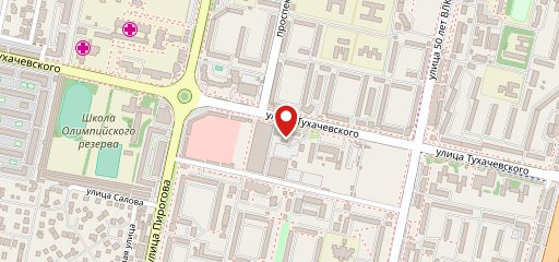 Сеть кафе "Гараж" на карте