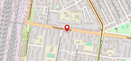 Сеть пекарен на карте