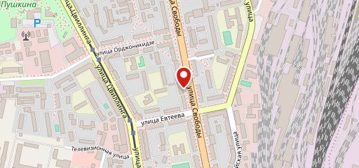 Сеть Пельменных на карте