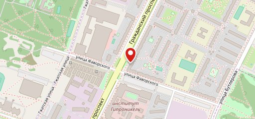 Сеть пиццерий Street Saint Petersburg на карте