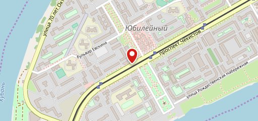 Сеть ресторанов на карте