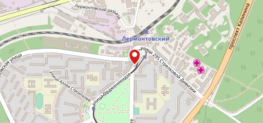 Семь печей, Пятигорский хлебокомбинат на карте
