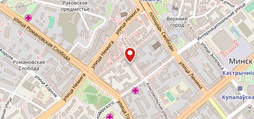 Север на карте