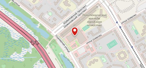 Север на карте