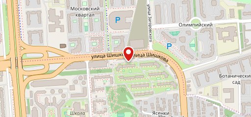 Север на карте