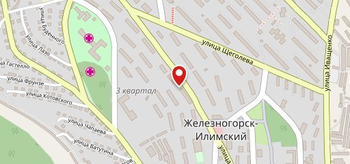 "Север" на карте