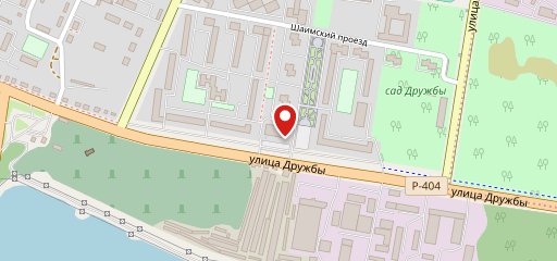 Северный на карте