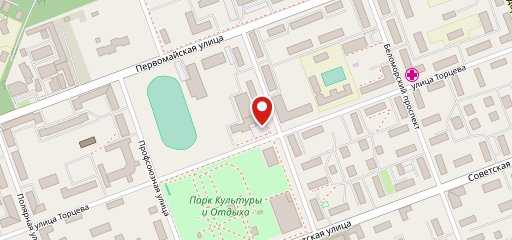 Северный на карте