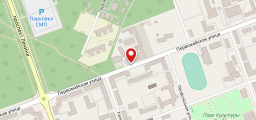 Северный на карте