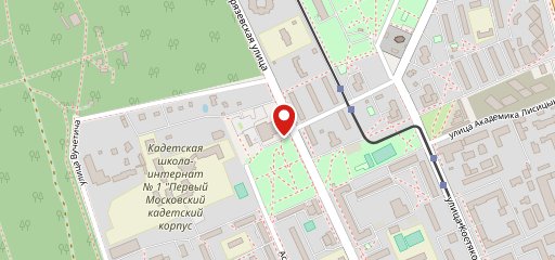 Шабат, столовая на карте