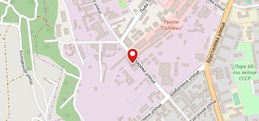 Столовая на карте