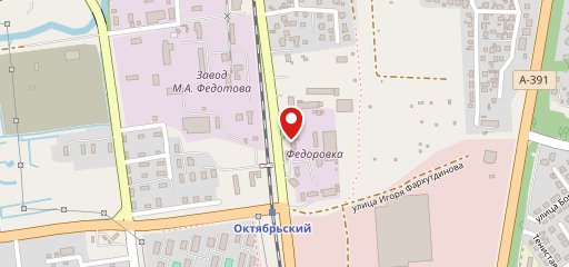 Шашлычка Федоровка на карте