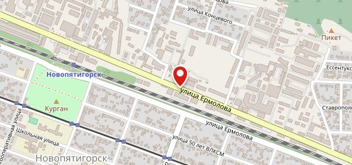 Шашлычная на Ермолова на карте