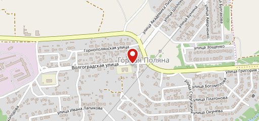Шашлык на Горном на карте
