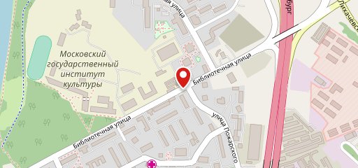 Шаурма Библиотечная на карте