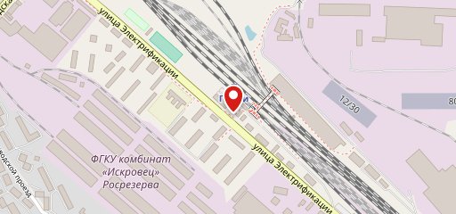 Киоск фастфудной продукции на карте
