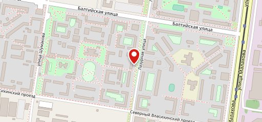 Шаурма на Лазурной на карте