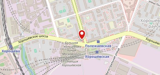 Шаурма на Полежаевской на карте