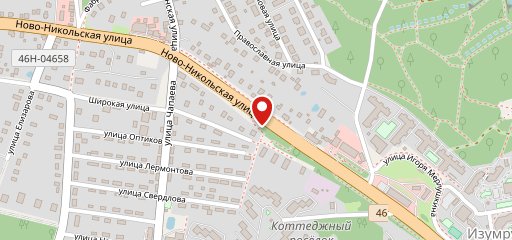 Шаурма на углях на карте